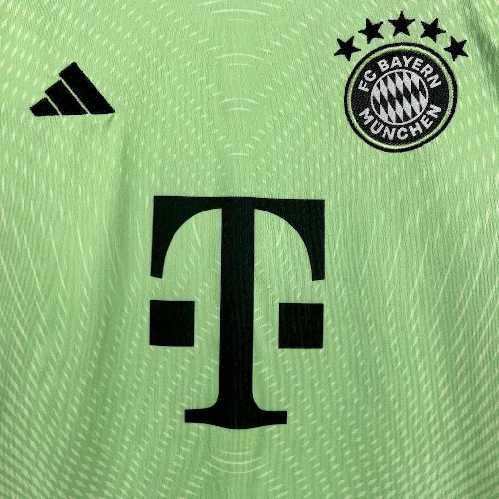 Maillot de gardien de but vert Bayern Munich 2025/2026 pour enfant