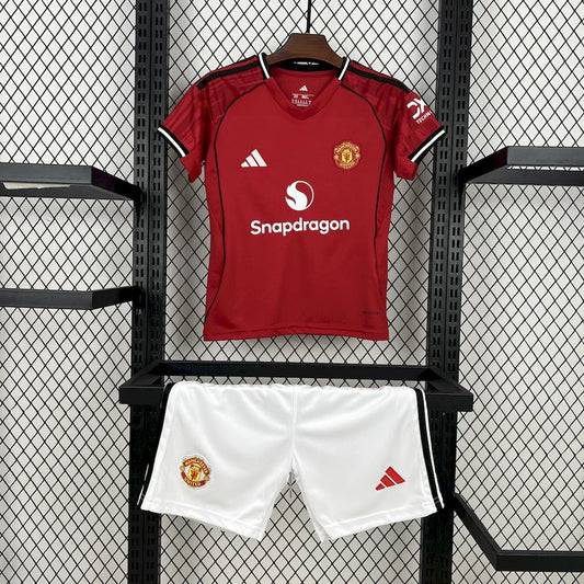 Maillot domicile Manchester United 2025/2026 taille enfant