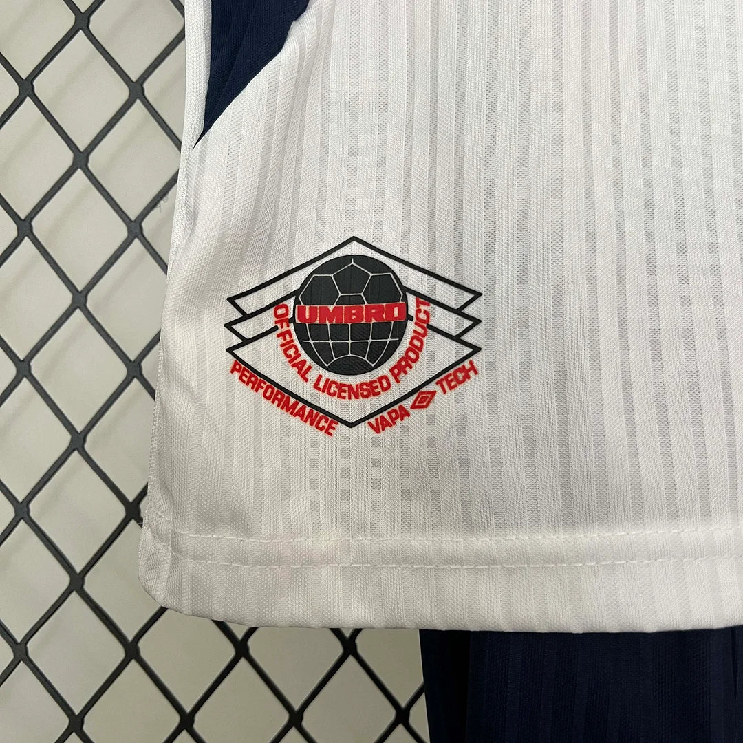 Maillot rétro Angleterre domicile 1998, taille enfant