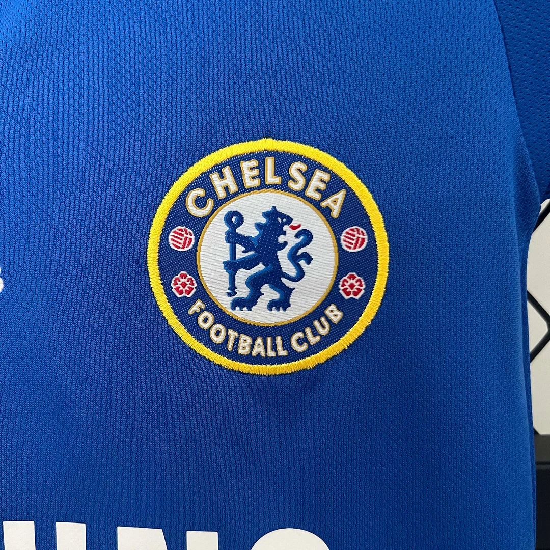 Maillot rétro Chelsea Finale de la Ligue des champions 2008-2009 à domicile, taille enfant