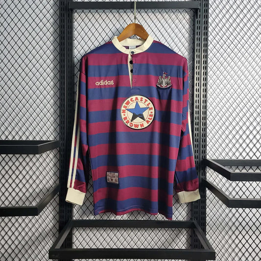 Maillot rétro extérieur à manches longues Newcastle United 1995-1996