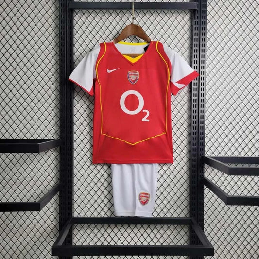 Maillot rétro Arsenal Domicile Enfant 2004-2005 Taille