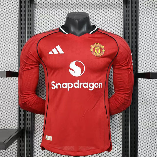 Maillot domicile manches longues Manchester United 2025/2026