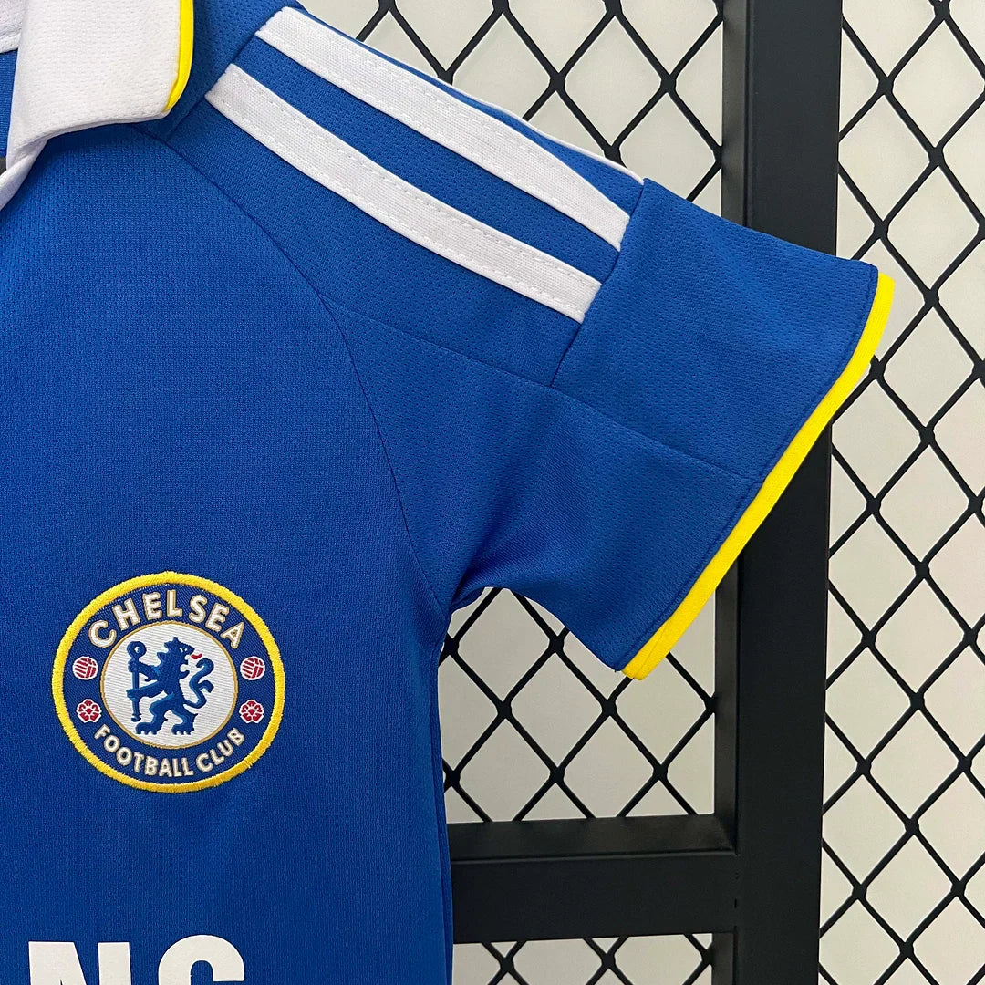 Maillot rétro Chelsea Finale de la Ligue des champions 2008-2009 à domicile, taille enfant