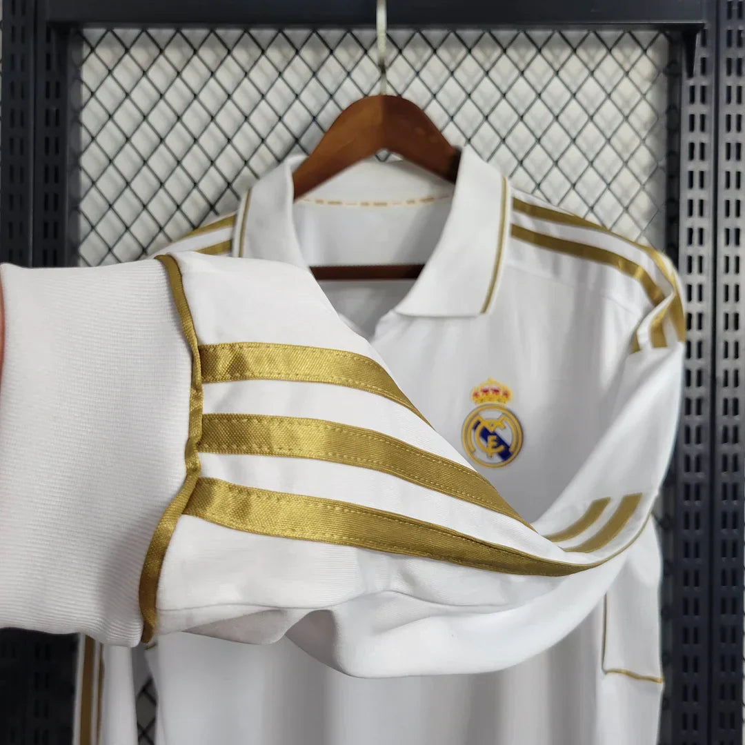 Maillot rétro à manches longues Real Madrid Domicile 2011/2012