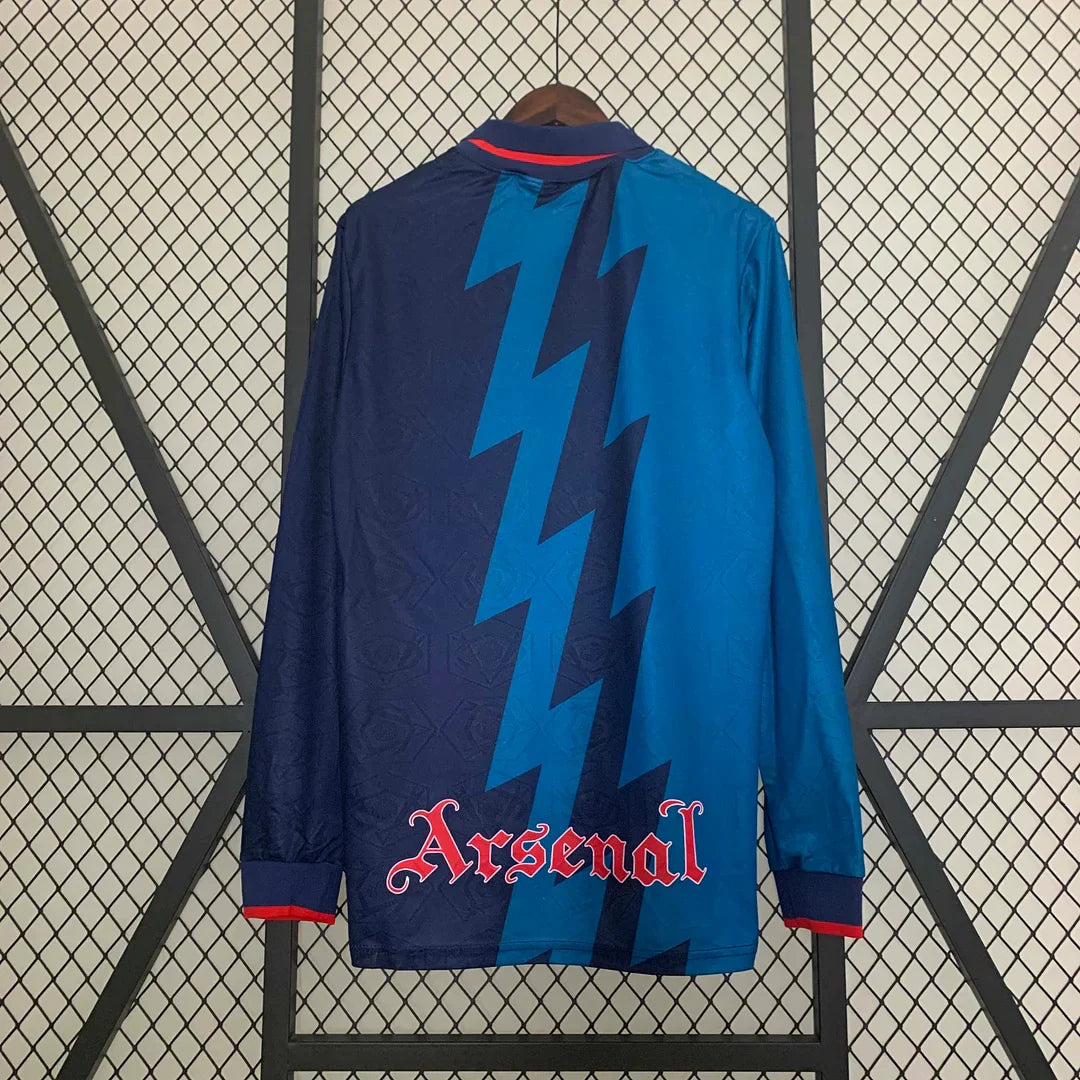 Maillot extérieur rétro Arsenal 1995-1996 à manches longues