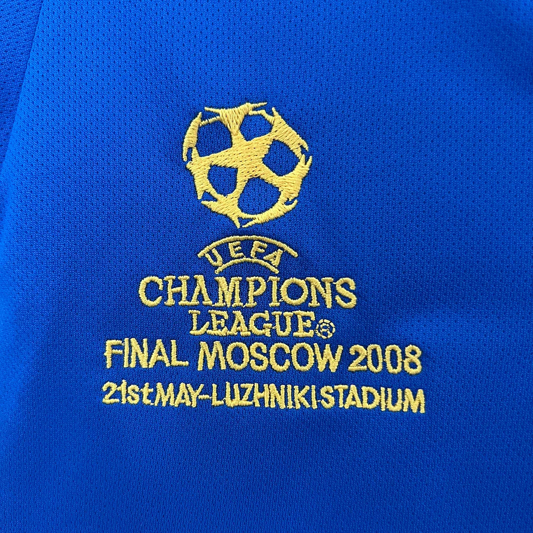 Maillot rétro Chelsea Finale de la Ligue des champions 2008-2009 à domicile, taille enfant
