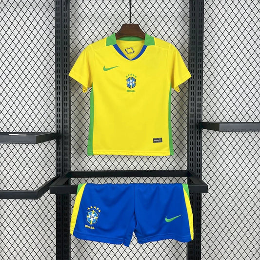 Maillot domicile Brésil 2025 taille enfant