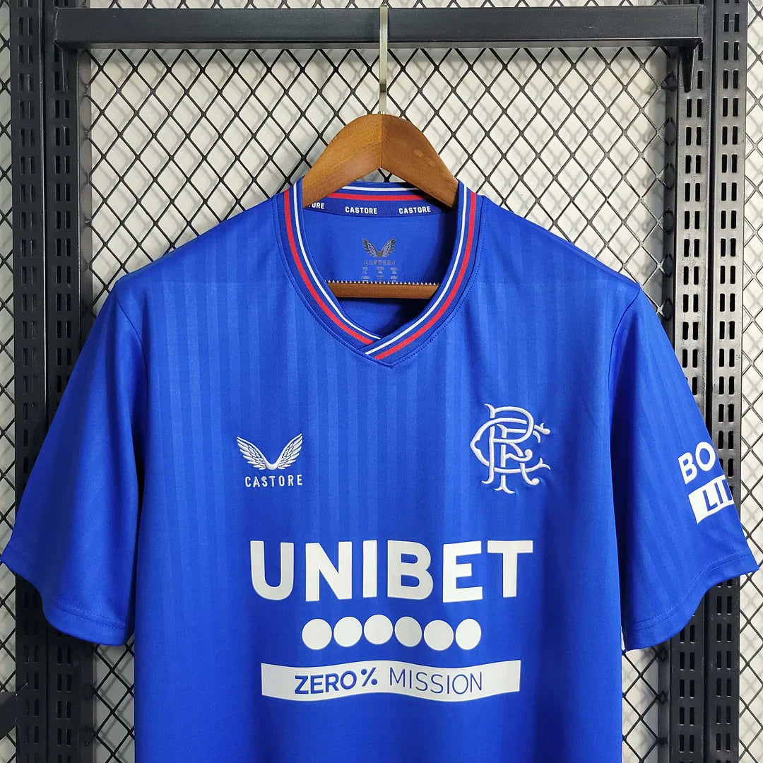 Maillot domicile des Rangers 2023/2024, taille enfant