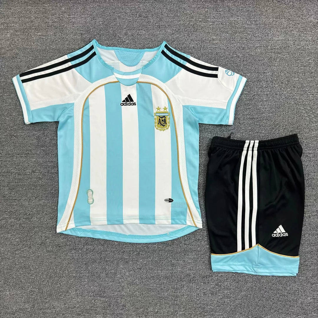 Maillot rétro domicile Argentine 2006, taille enfant