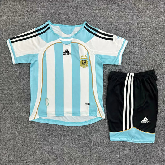Maillot rétro domicile Argentine 2006, taille enfant