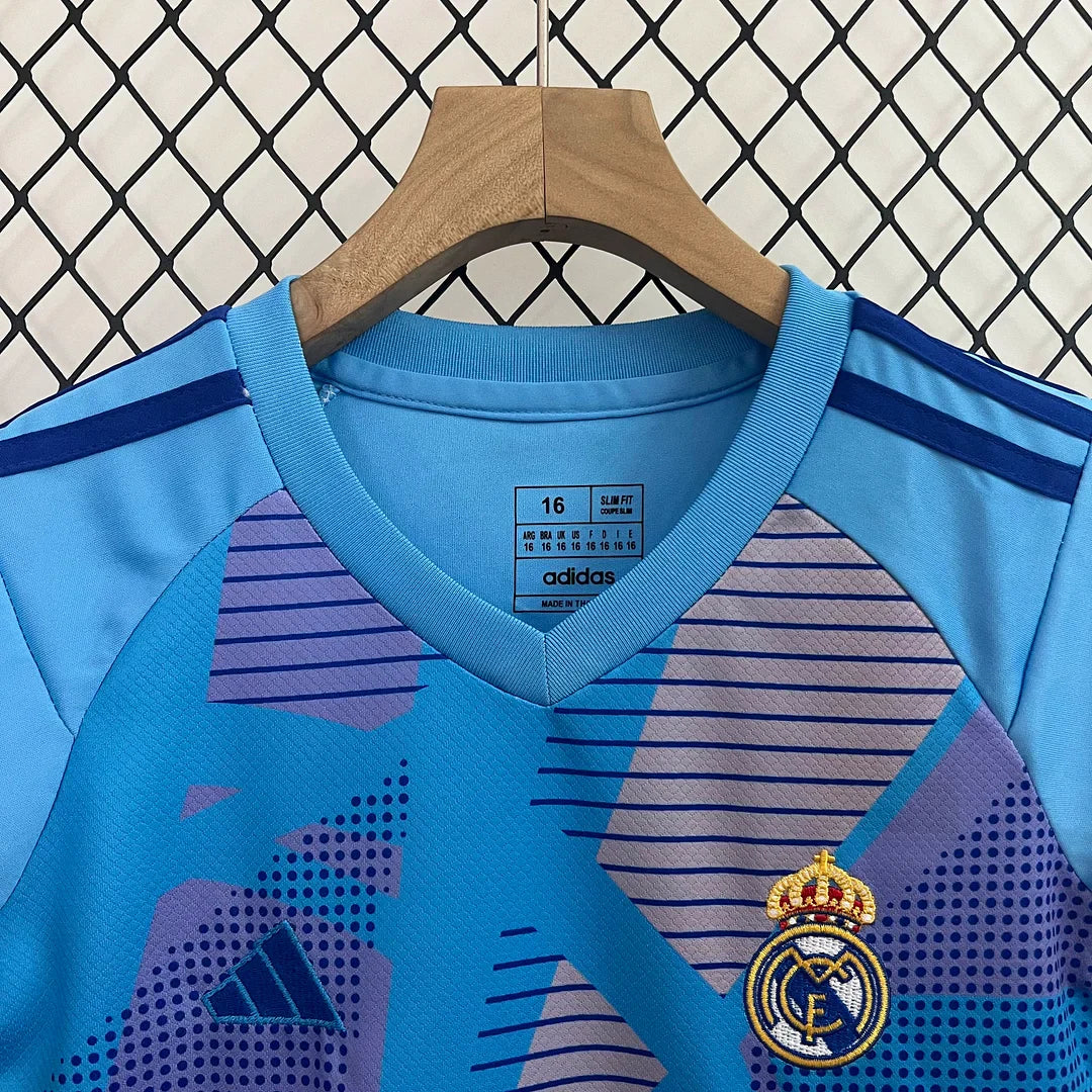 Maillot de gardien de but Real Madrid 2024/2025 taille enfant
