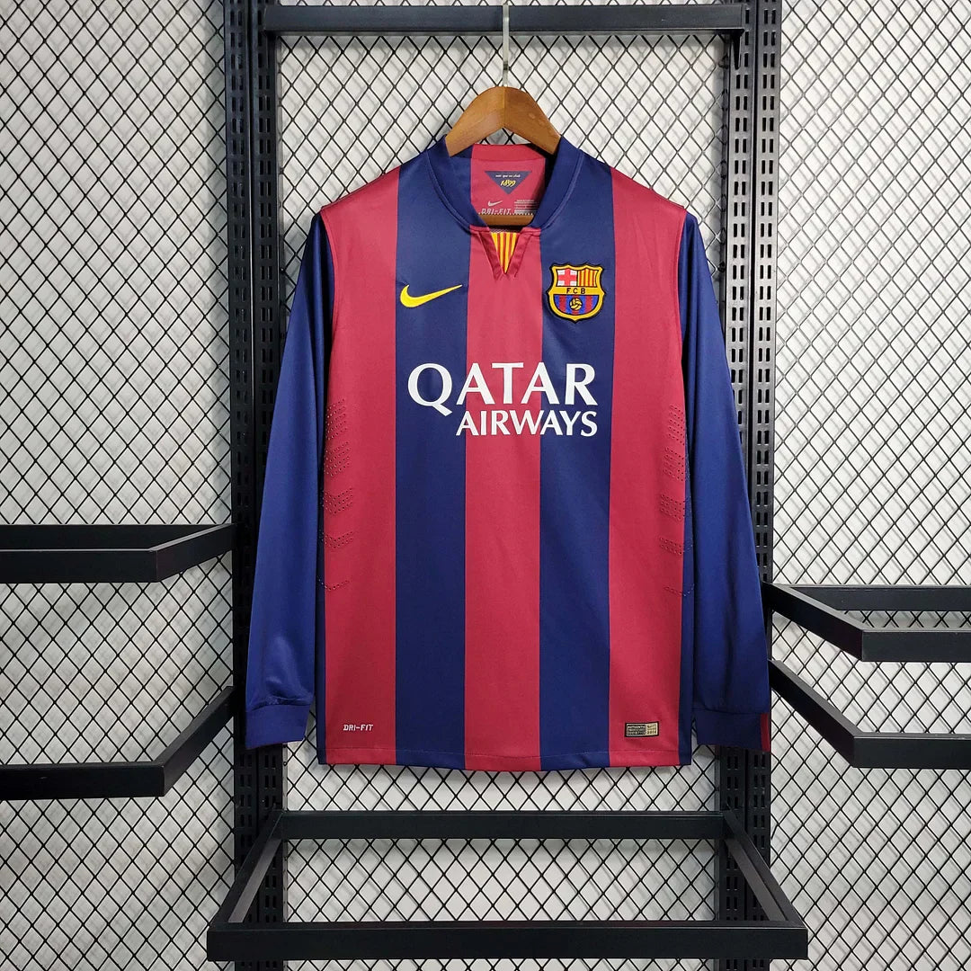 Maillot rétro Barcelone Domicile Manches longues 2014-2015
