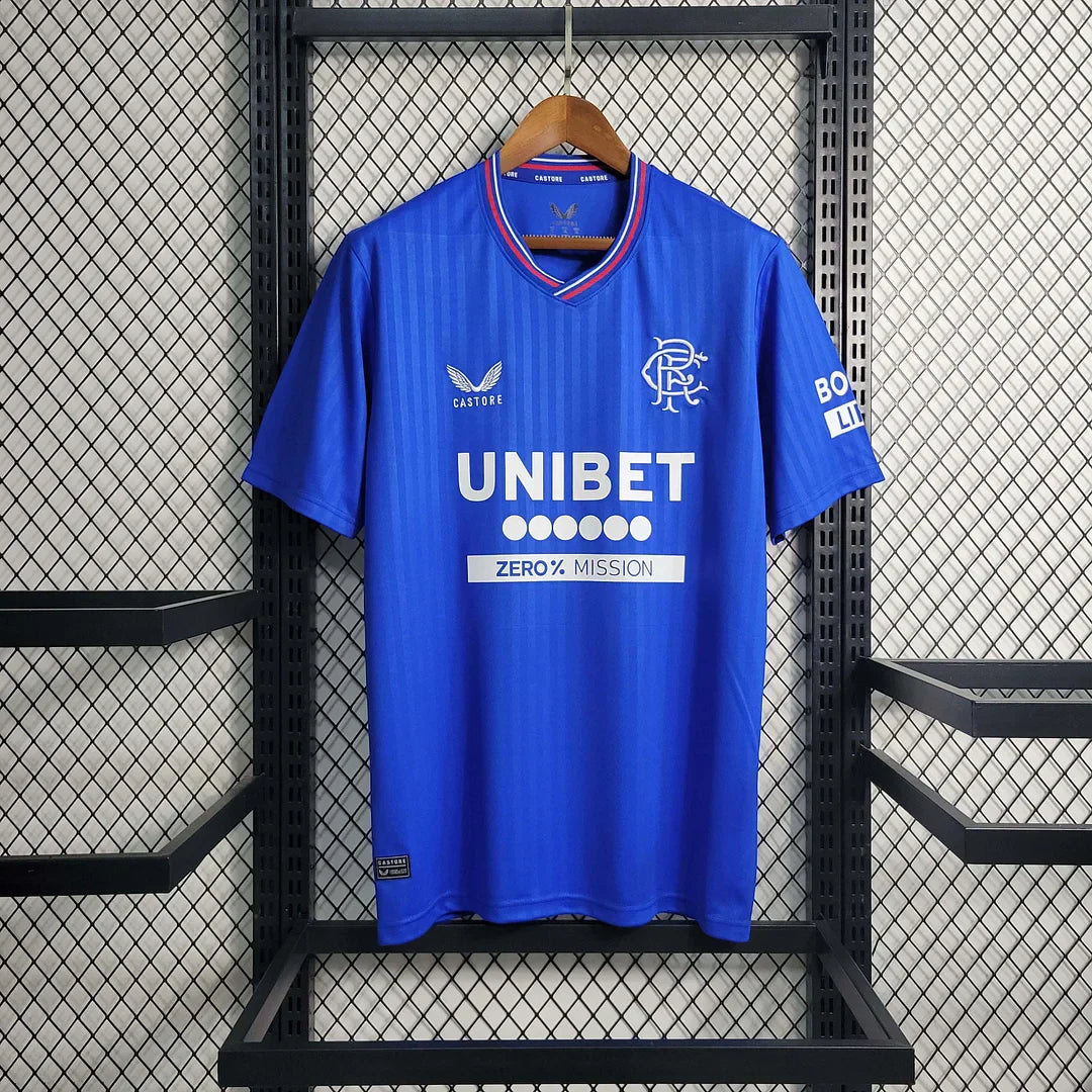 Maillot domicile des Rangers 2023/2024, taille enfant