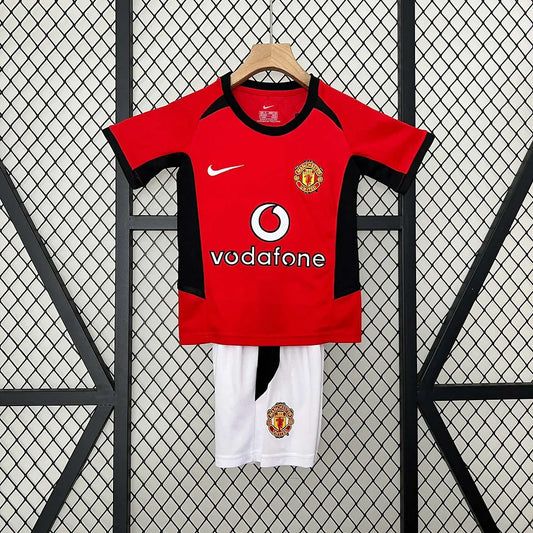 Maillot rétro Manchester United Domicile Enfant 2002/2004