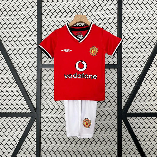 Maillot rétro Manchester United Domicile Enfant 2000/2002