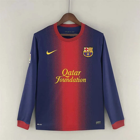 2012-2013 Retro Barcelona Local Long sleeve