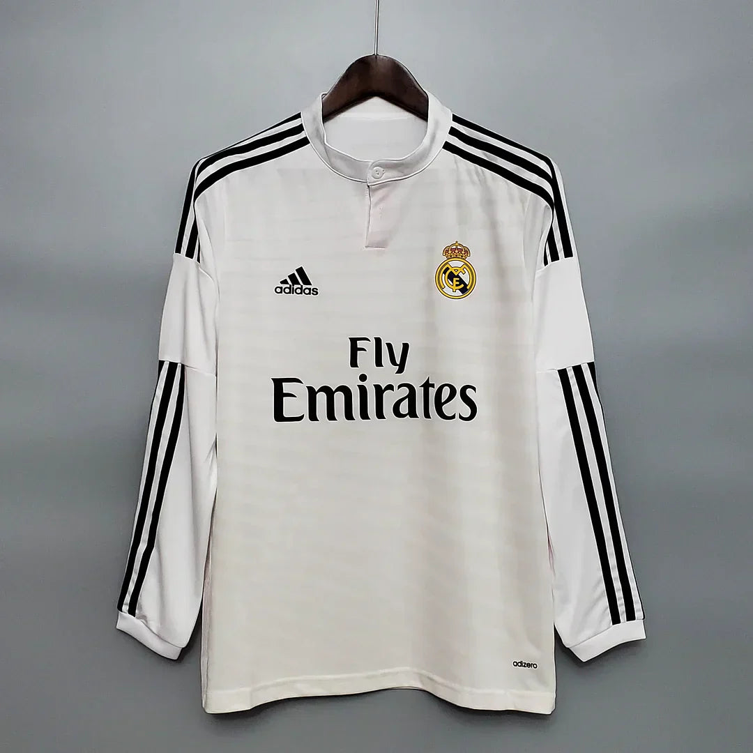 Maillot rétro à manches longues Real Madrid Domicile 2014/2015