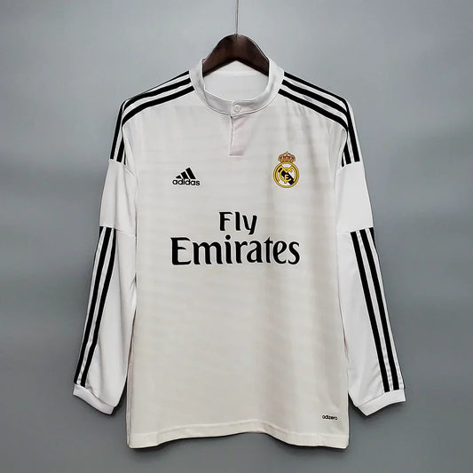 Maillot rétro à manches longues Real Madrid Domicile 2014/2015