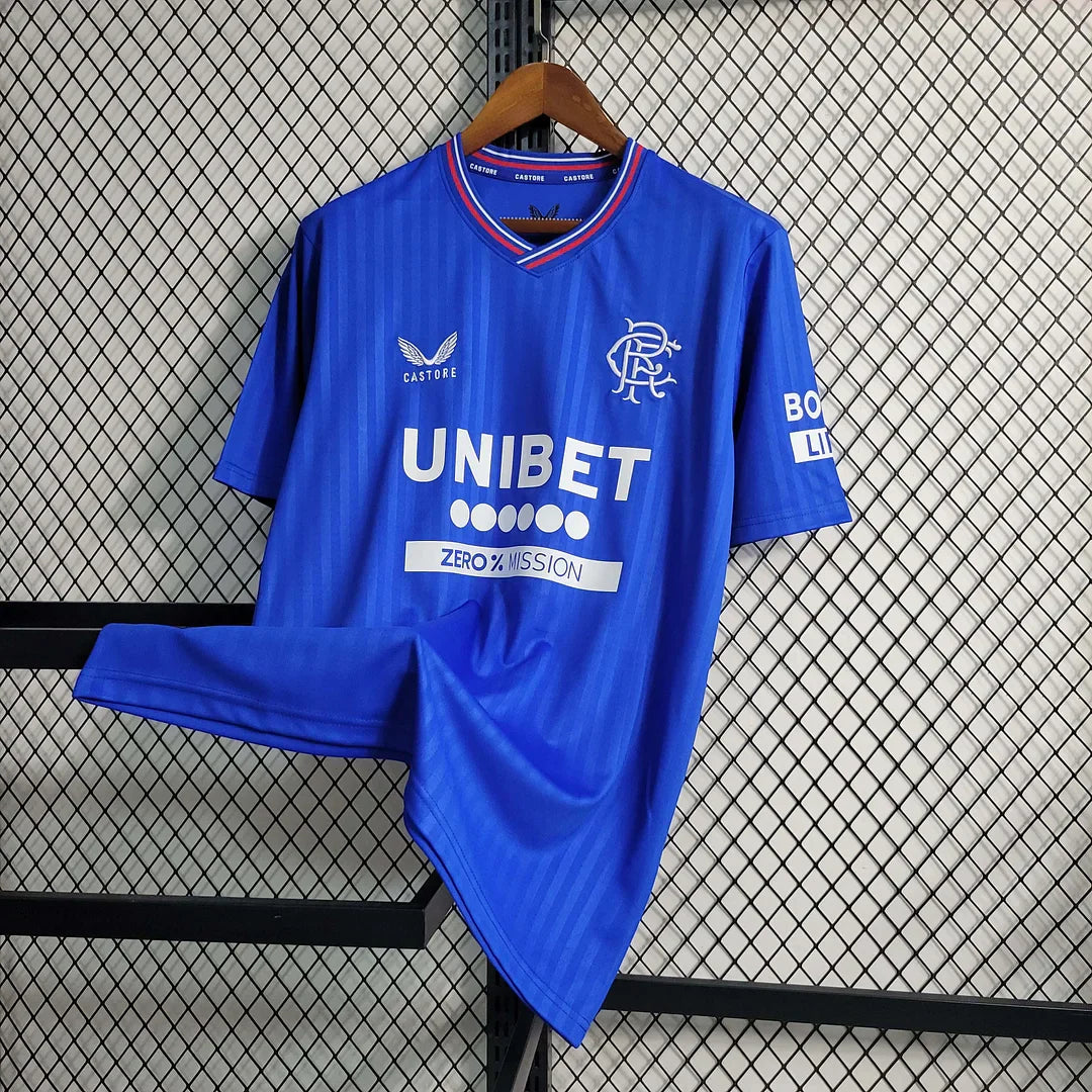 Maillot domicile des Rangers 2023/2024, taille enfant