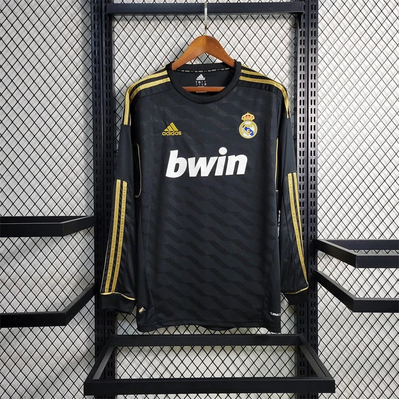 2011/2012 Retro Real Madrid Visitante Manga Larga