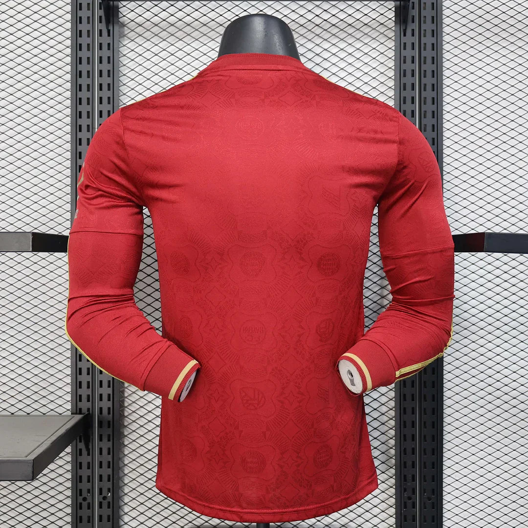 Bayern Munchen 2025/2026 125th Aniversario Edition Red Manga Larga