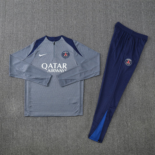 Survêtement PSG Paris Saint Germain Gris et Bleu
