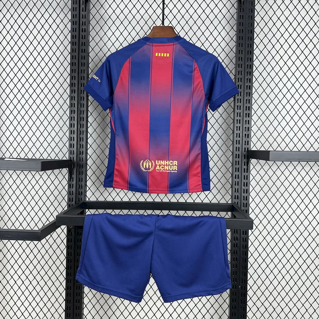 Maillot Domicile Barcelone 2025/2026 Taille Enfant