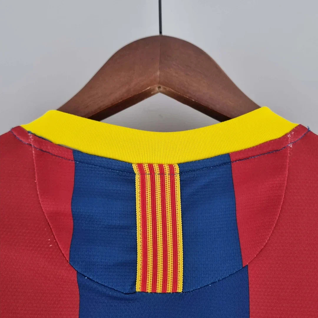 Maillot rétro Barcelone Domicile Manches Longues 2010-2011
