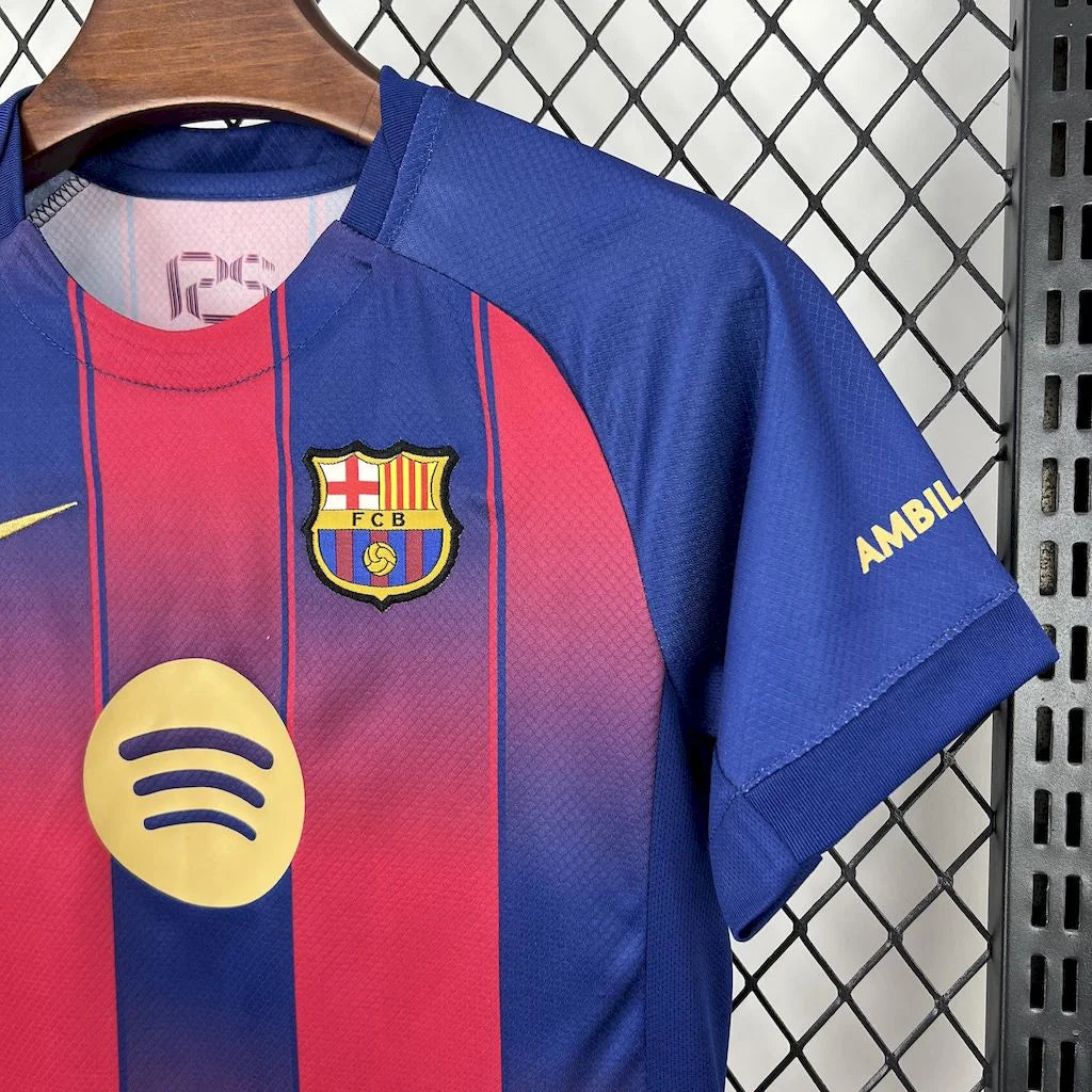 Maillot Domicile Barcelone 2025/2026 Taille Enfant