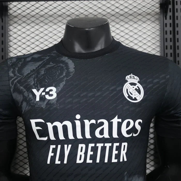 Maillot Real Madrid x Y3 2024/2025 4e édition Noir