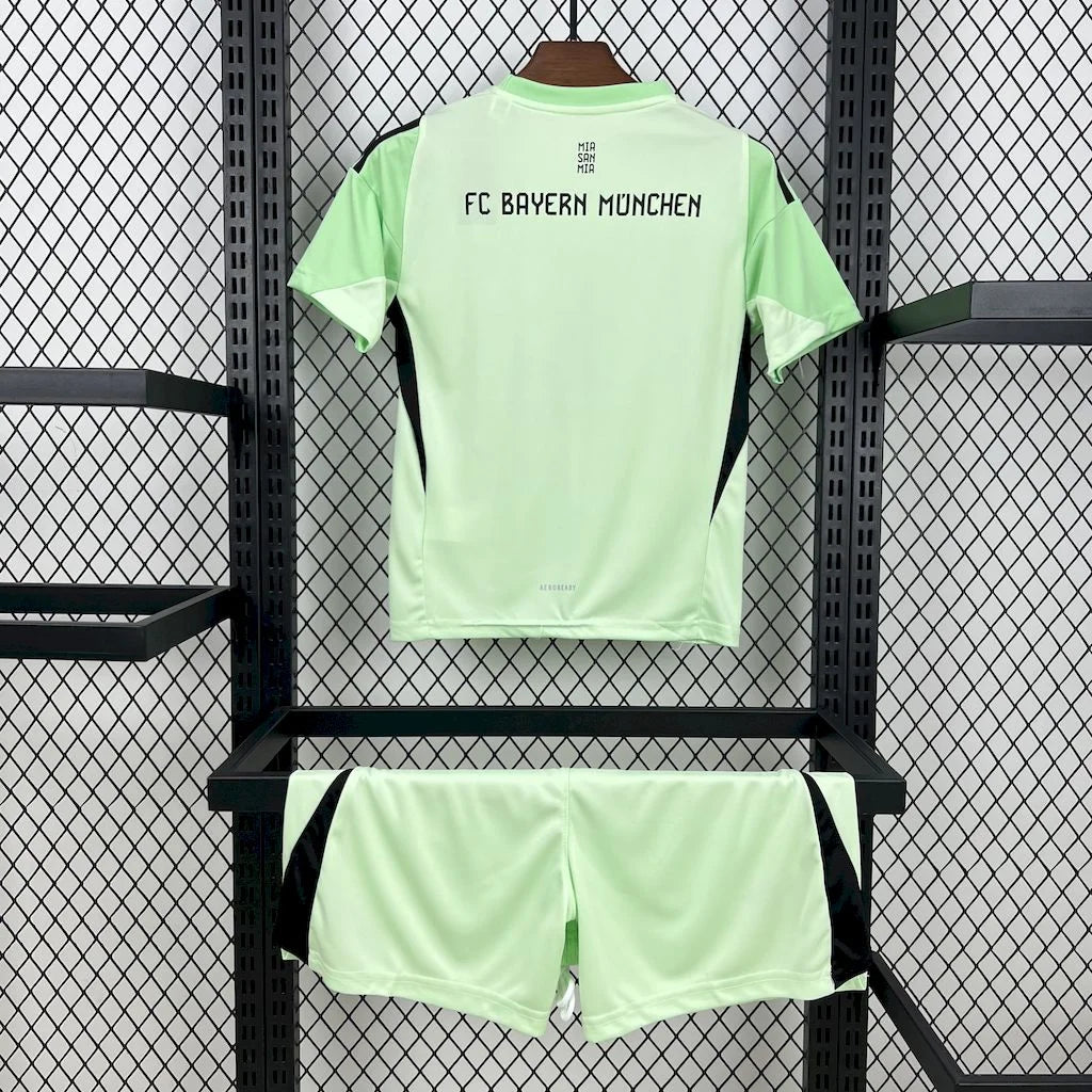 Maillot de gardien de but vert Bayern Munich 2025/2026 pour enfant