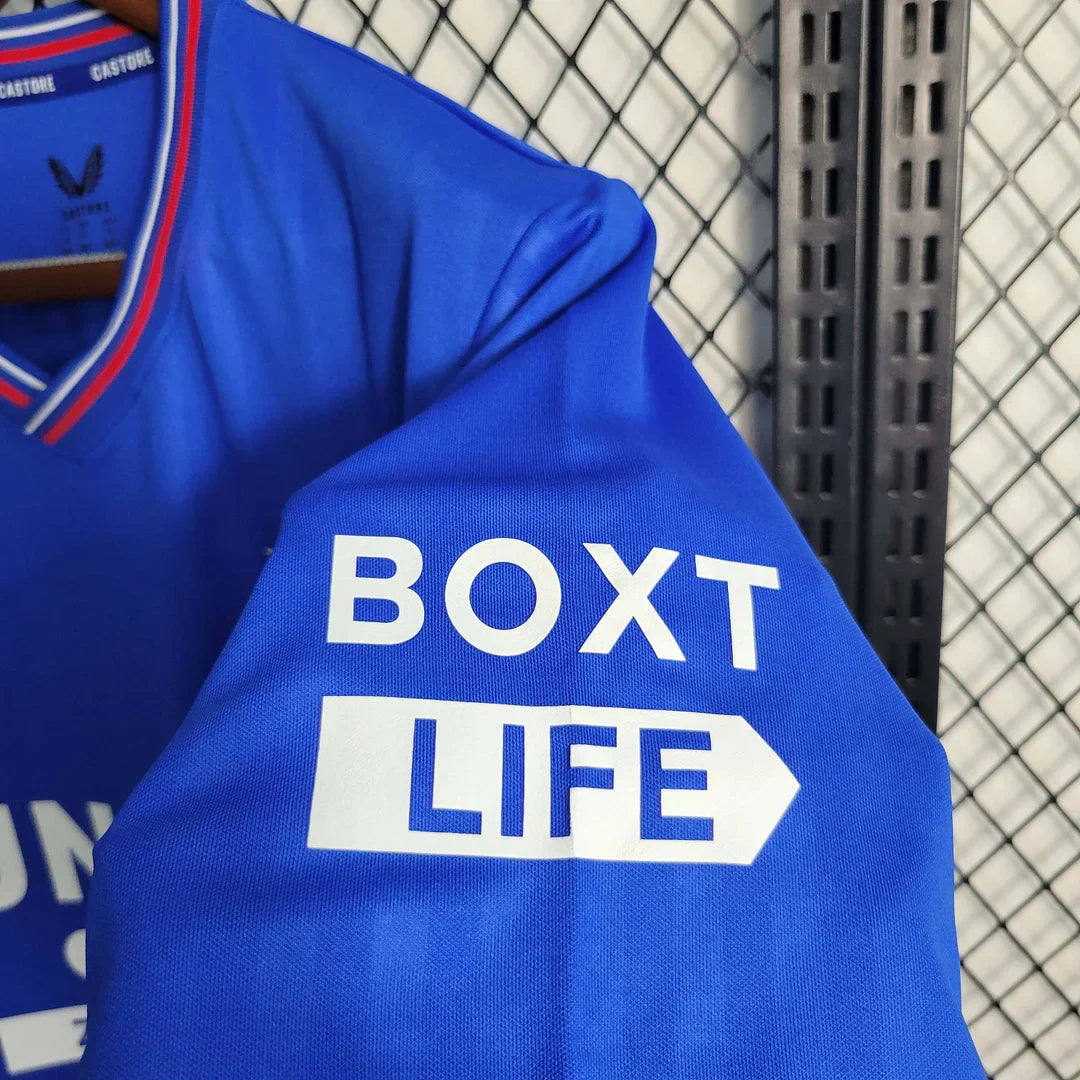 Maillot domicile des Rangers 2023/2024, taille enfant
