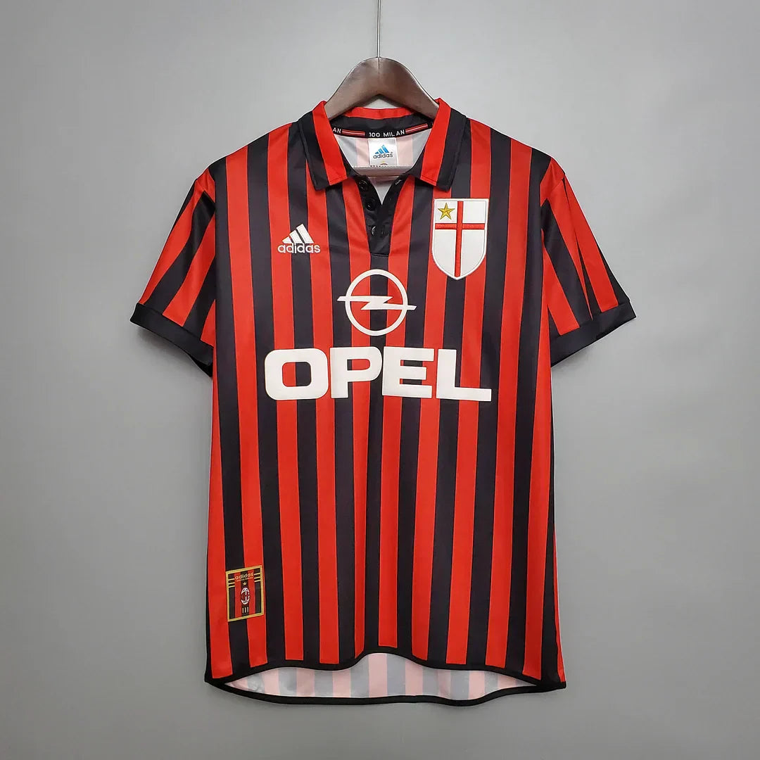 Maillot rétro AC Milan domicile 1999/2000