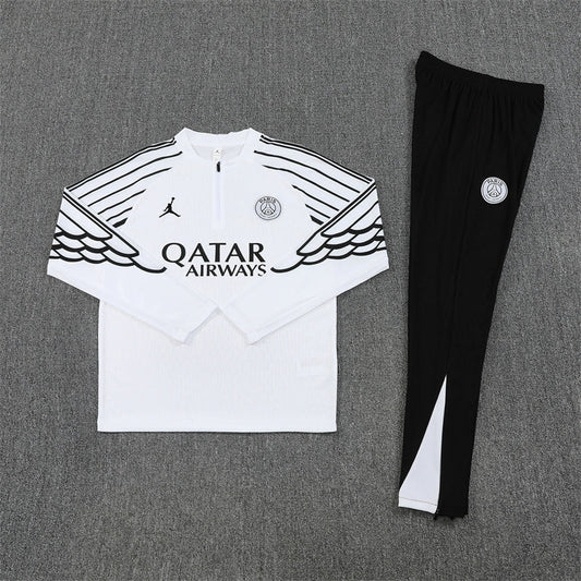Survêtement PSG Paris Saint Germain Blanc et Noir