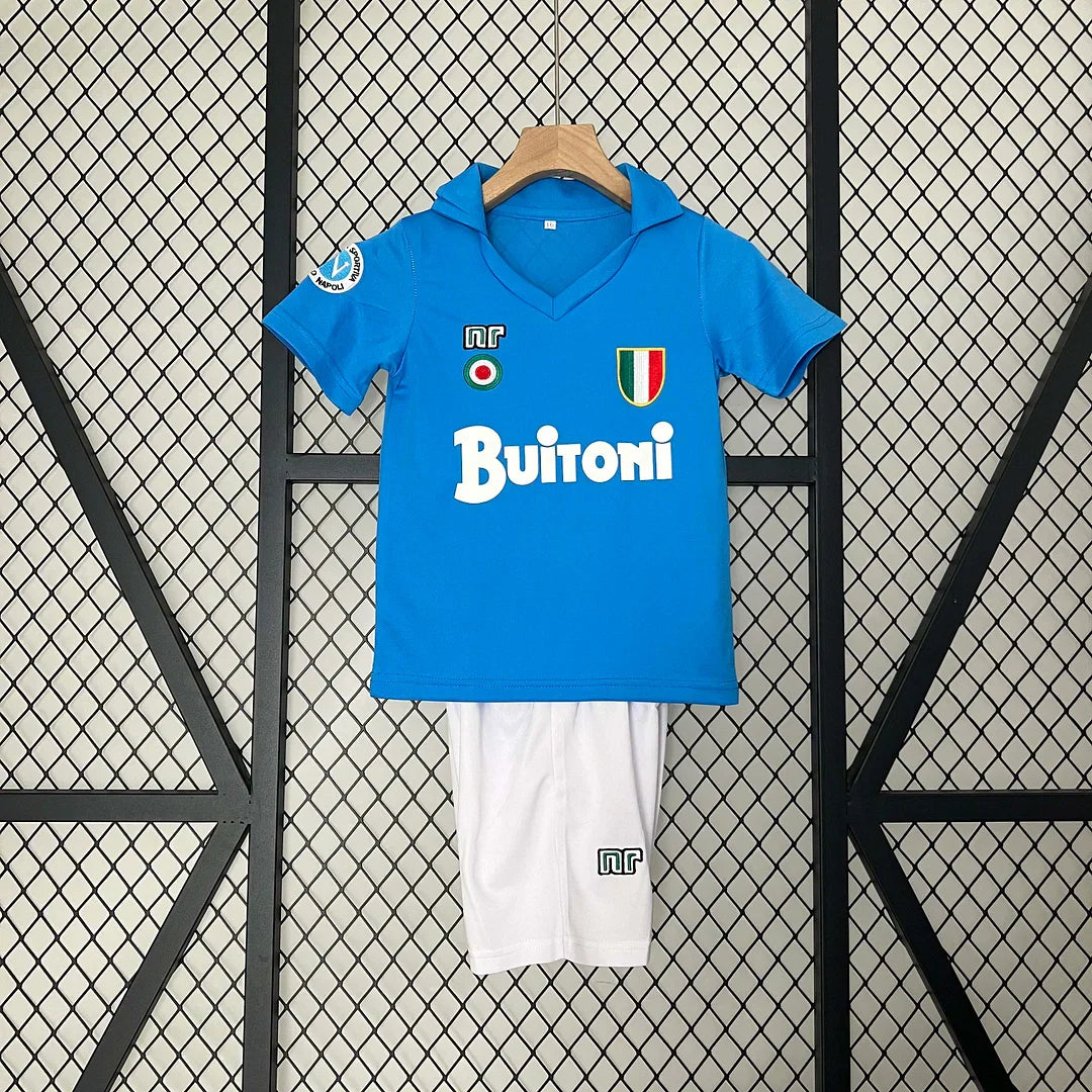 Maillot rétro domicile Naples 1987/1988, taille enfant