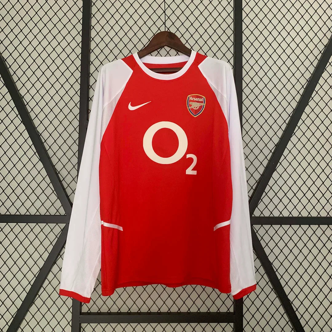 Maillot rétro Arsenal Domicile Manches Longues 2003-2004