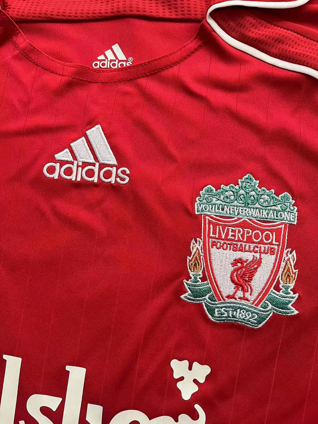Maillot rétro Liverpool Domicile Manches Longues 2006-2007