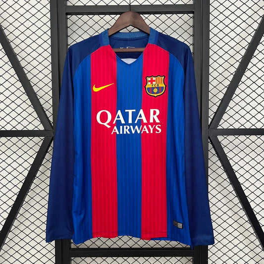 Maillot rétro Barcelone Domicile Manches Longues 2016/2017