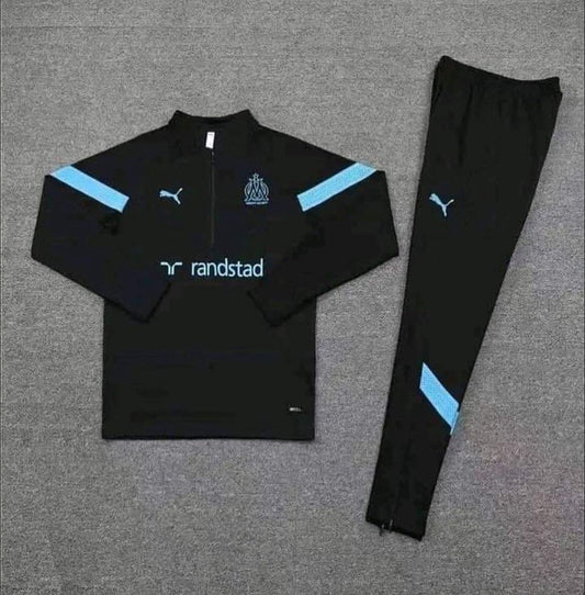 Survêtement Olympique de Marseille Noir et Bleu