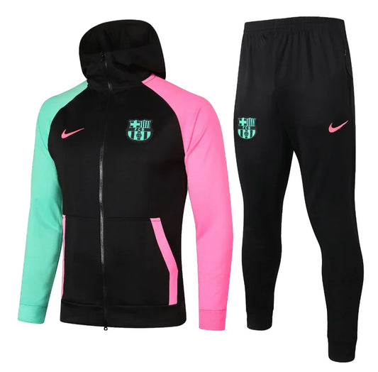 Barcelona Black and Turquoise x Pink Chándal