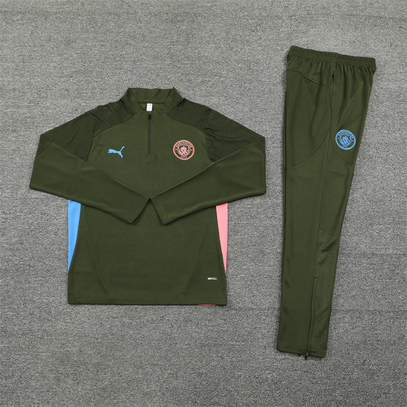 Survêtement vert militaire de Manchester City
