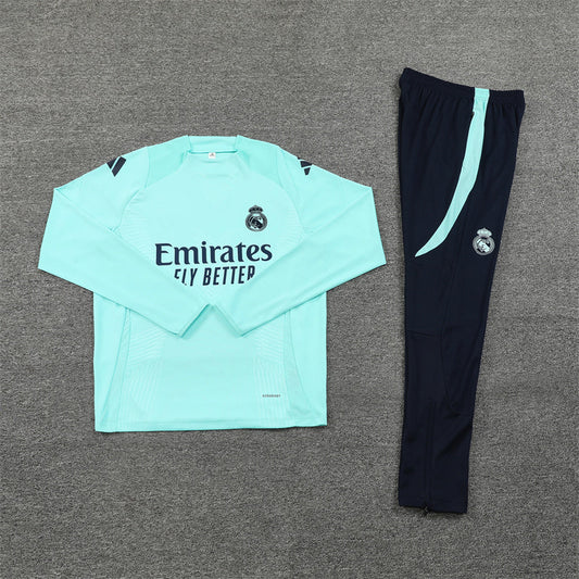 Survêtement bleu foncé et menthe du Real Madrid