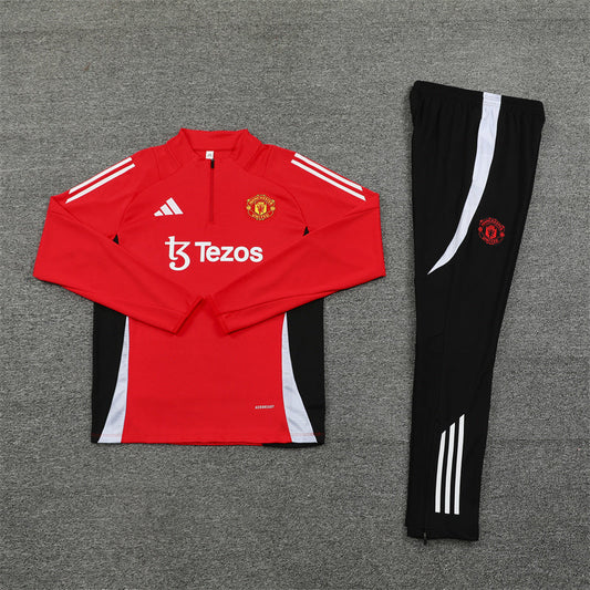 Manchester United Black and Red Chándal II