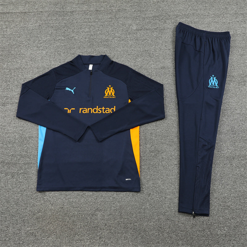 Survêtement Olympique de Marseille Bleu Foncé