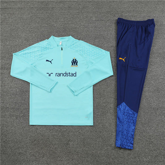 Olympique de Marseille Blue and Mint Chándal
