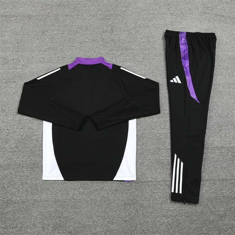 Survêtement noir et violet du Real Madrid