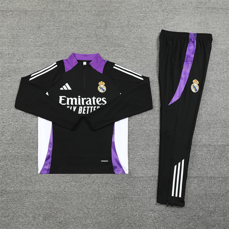 Survêtement noir et violet du Real Madrid