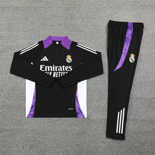 Survêtement noir et violet du Real Madrid