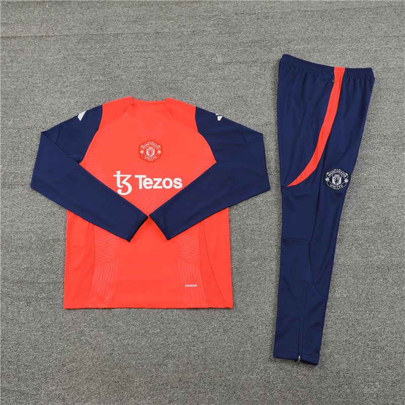 Survêtement bleu et orange de Manchester United